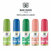 Bar Juice 5000 Nic Salts 10mg and 20mg 10ml 1X10 pack
