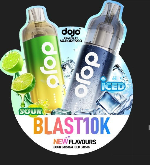 Dojo Blast 10K by Vaporesso Prefilled Kits 1X5 Compliant iVape Delivery Dojo Blast 10K by Vaporesso Prefilled Kits 1X5 Compliant iVape Delivery