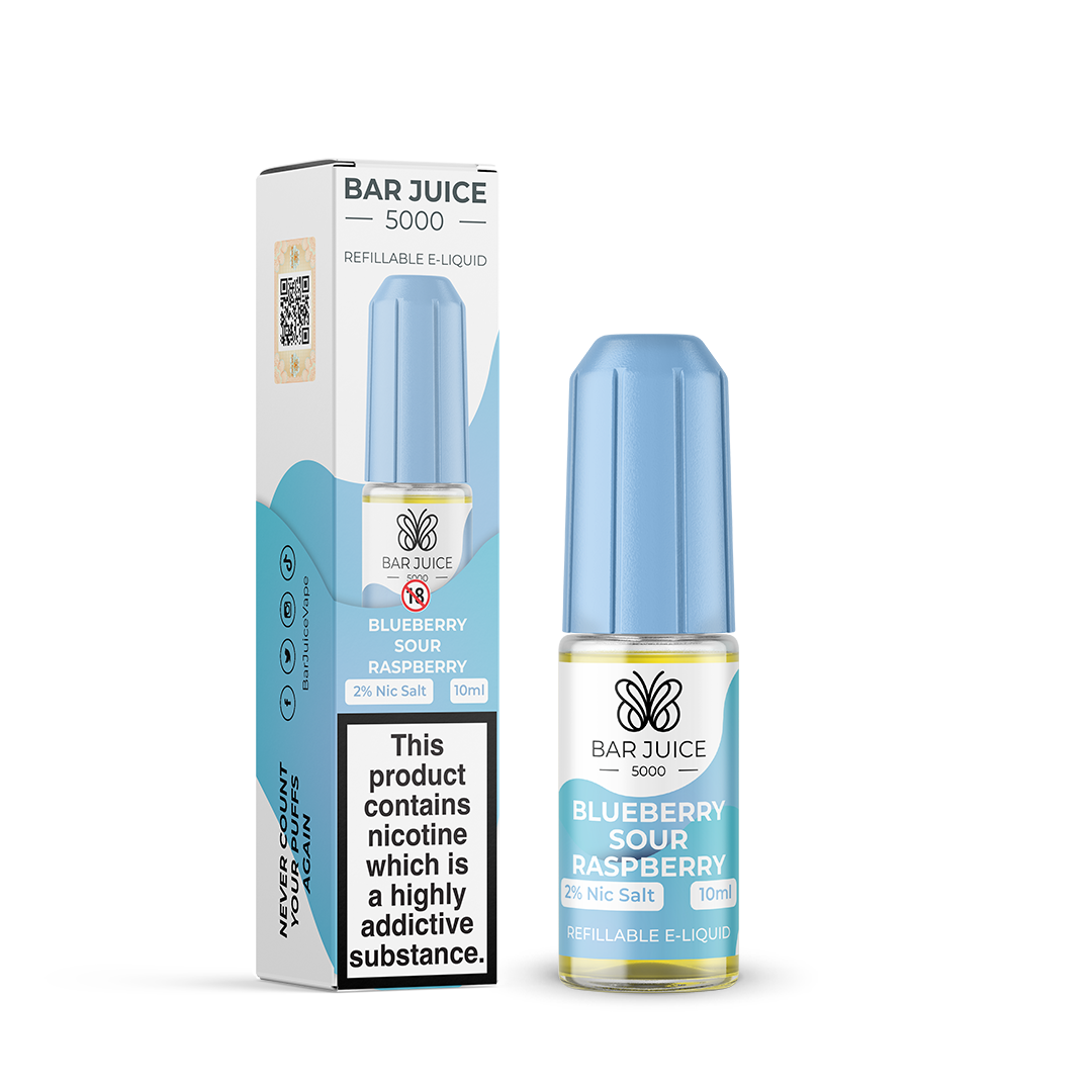 Bar Juice 5000 Nic Salts 10mg and 20mg 10ml 1X10 pack