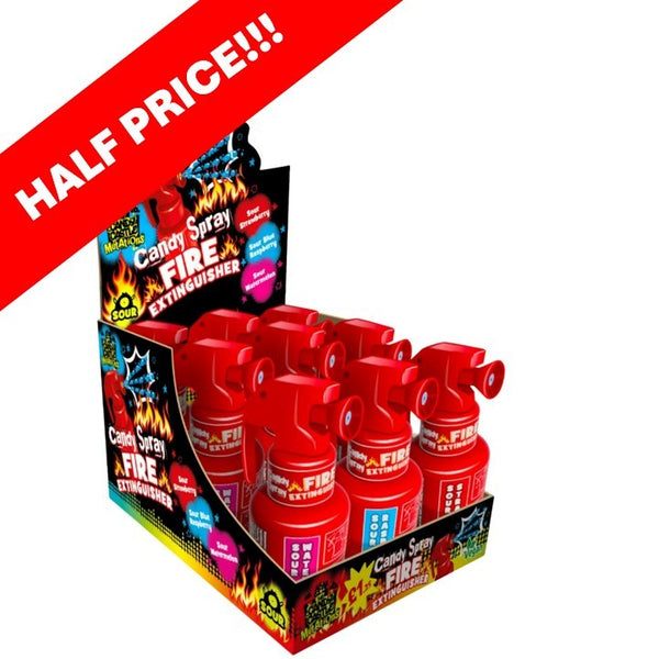 Candy Castle Mutations Fire Extinguisher Candy Spray 50ml 1X12 PMP £1.25