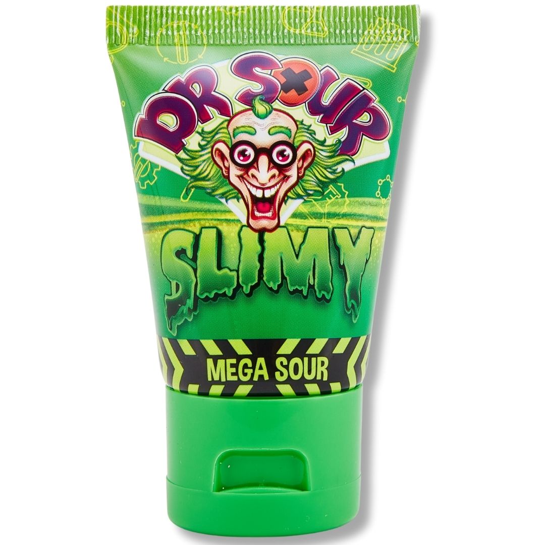 Dr Sour Slimy Squeezy Candy Mega Sour 1X24 50g