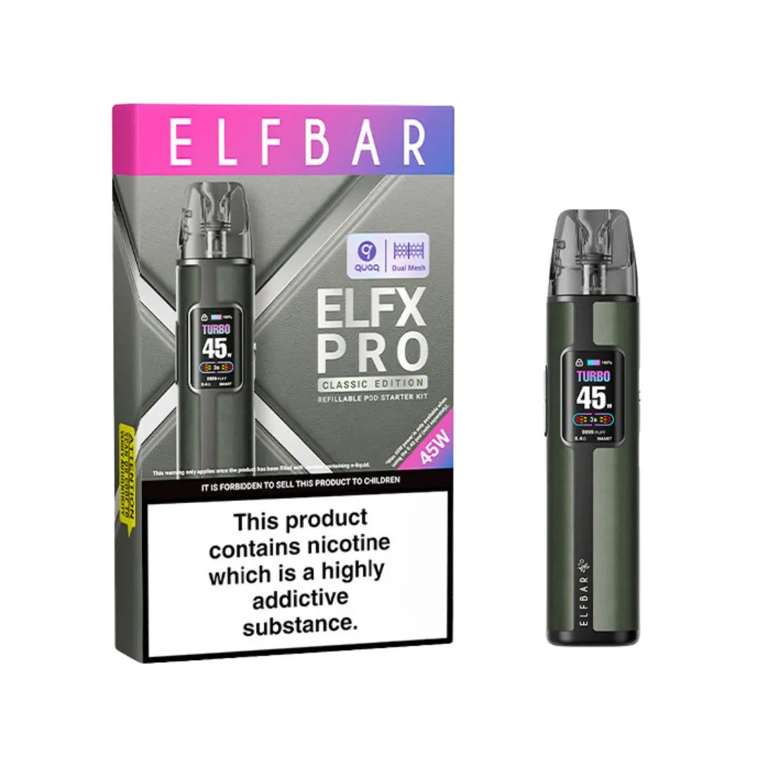 ELFX Pro Classic Edition by Elfbar iVape Delivery ELFX Pro Classic Edition by Elfbar iVape Delivery