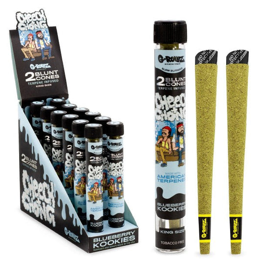 G-Rollz Cheech & Chong Blueberry Kookies Blunt Cones 1X12 ***NEW***