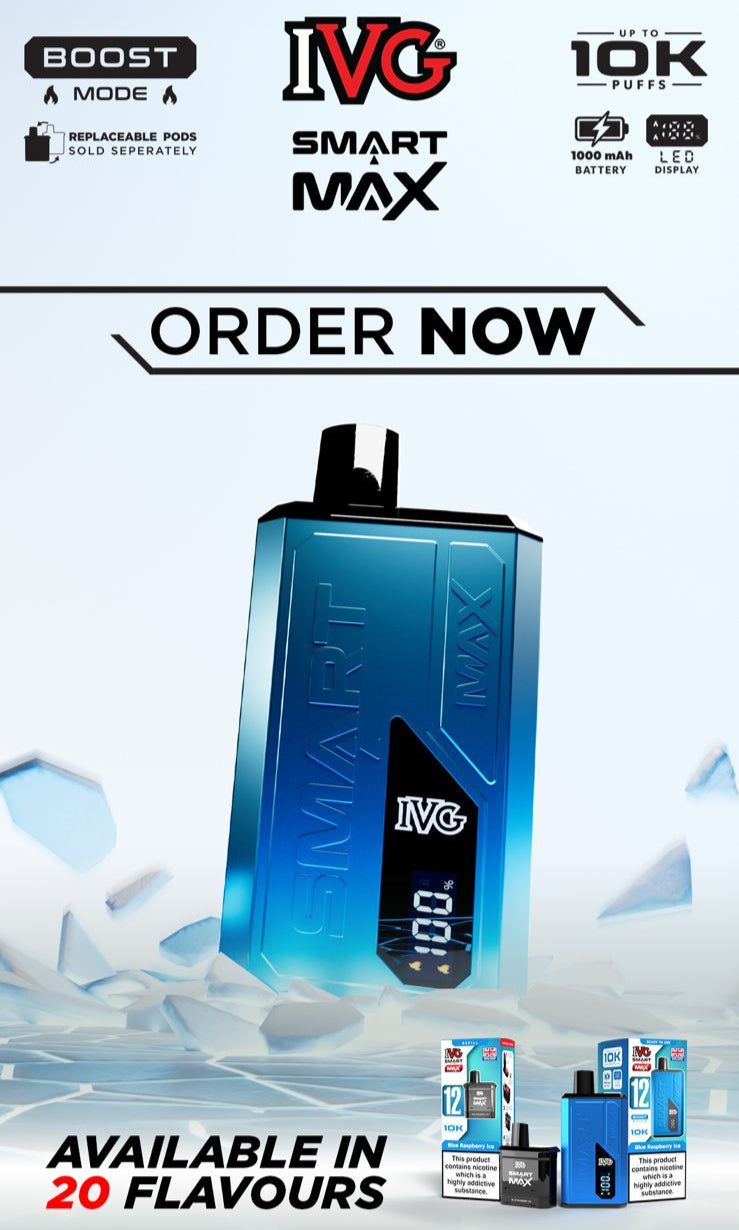 IVG Smart Max Prefilled Kits 1X5 Compliant iVape Delivery IVG Smart Max Prefilled Kits 1X5 Compliant iVape Delivery