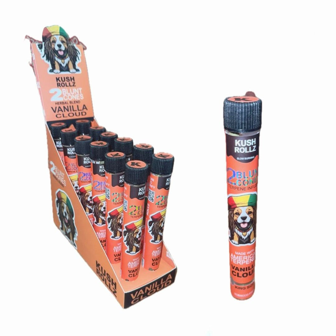 Kush Rollz Blunt Cones - Vanilla Cloud 1X12 ***NEW***