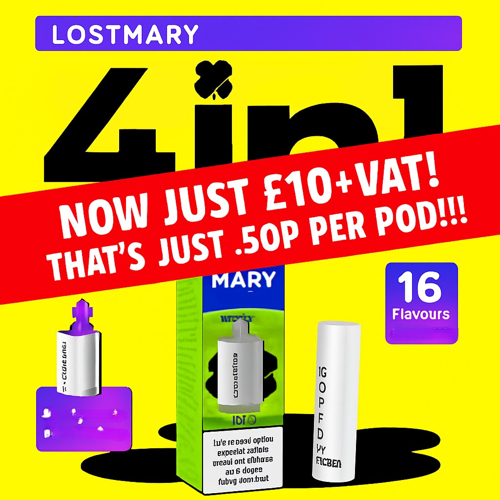 Lost Mary 4in1 Prefilled Pods 1X10 Compliant