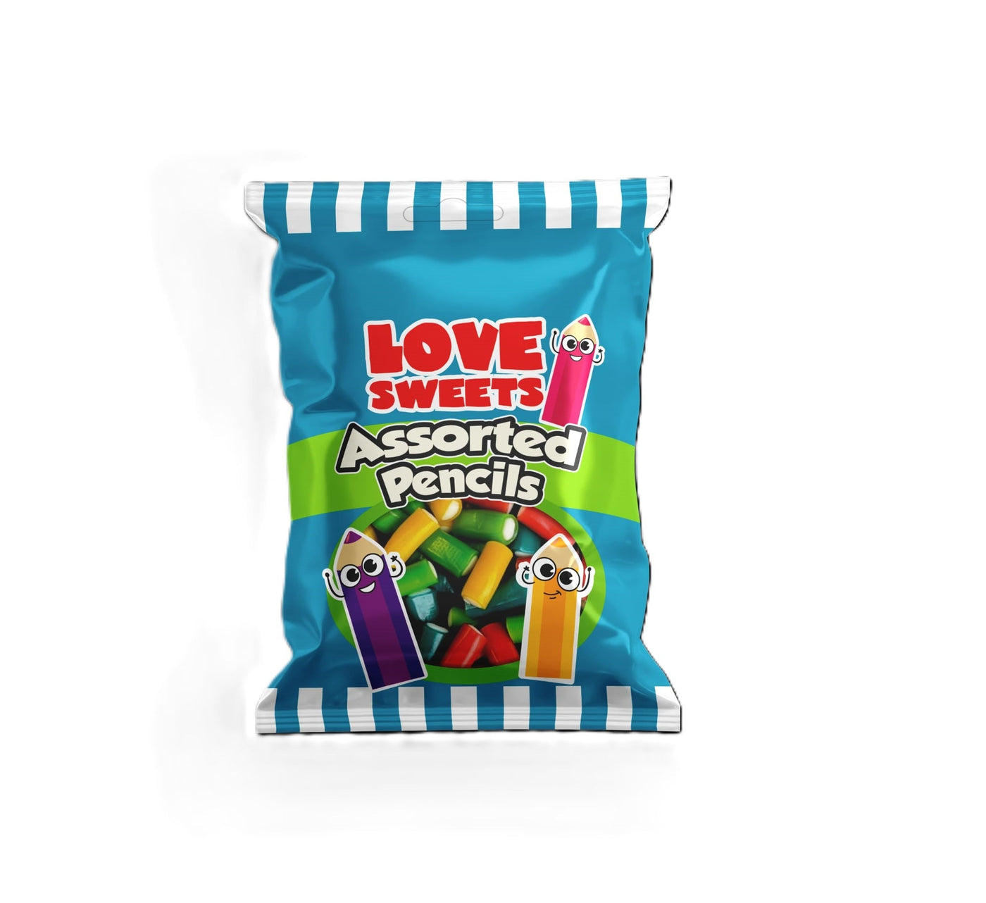Love Sweets Assorted Candy Pencils 1X18 95g *PAST BEST BEFORE*