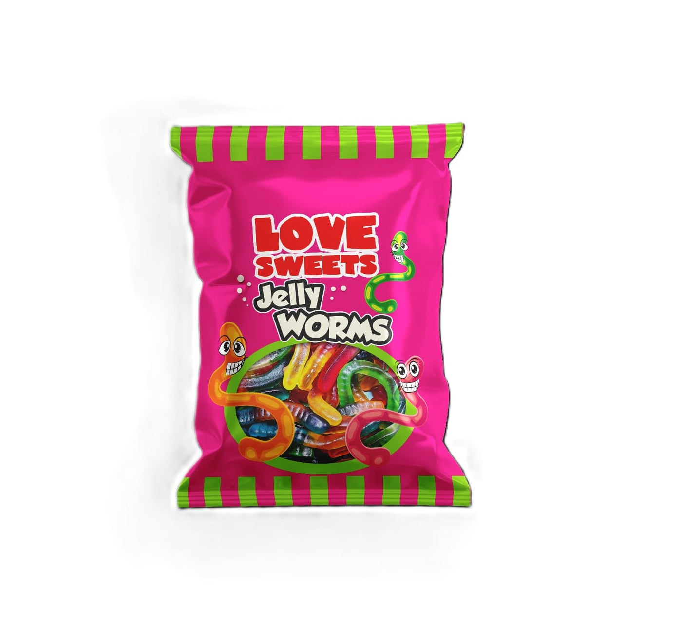 Love Sweets Jelly Worms 1X18 95g *PAST BEST BEFORE*