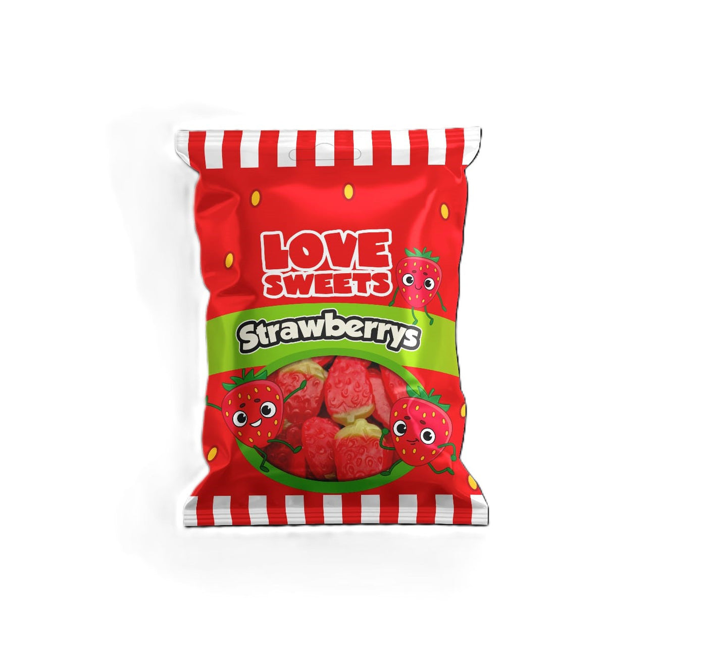 Love Sweets Strawberry Gummies 1X18 95g *PAST BEST BEFORE*
