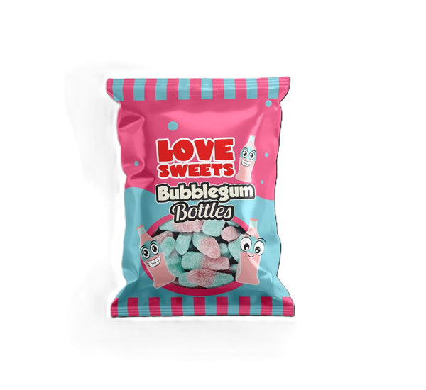 Love Sweets Bubblegum Bottles 1X18 95g *PAST BEST BEFORE*