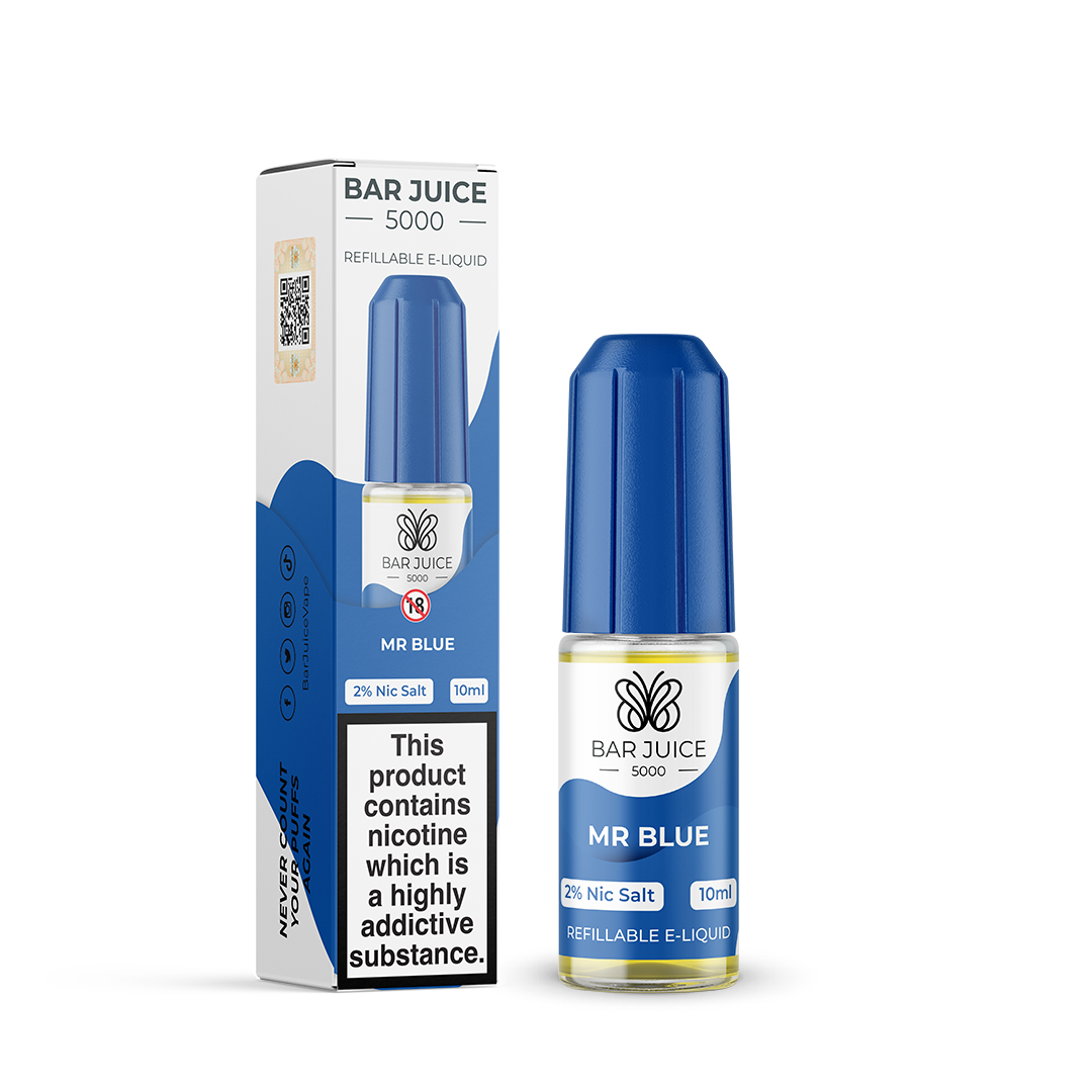 Bar Juice 5000 Nic Salts 10mg and 20mg 10ml 1X10 pack