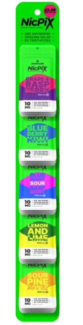 NicPix Nicotine Infused Toothpicks 10mg ***NEW***