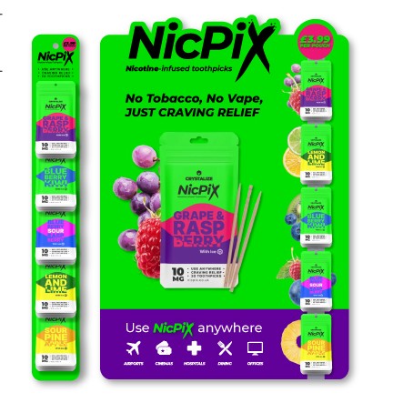NicPix Nicotine Infused Toothpicks 10mg ***NEW***