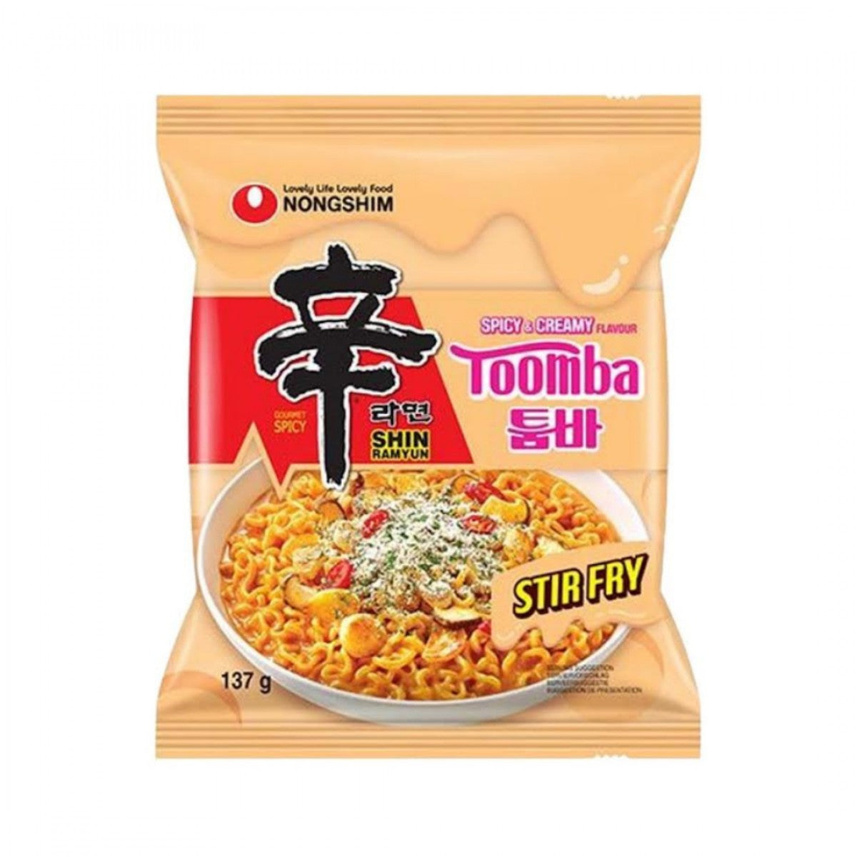 Nongshim Shin Ramyun Toomba Spicy & Creamy Noodles Pack  1X5 ***NEW***