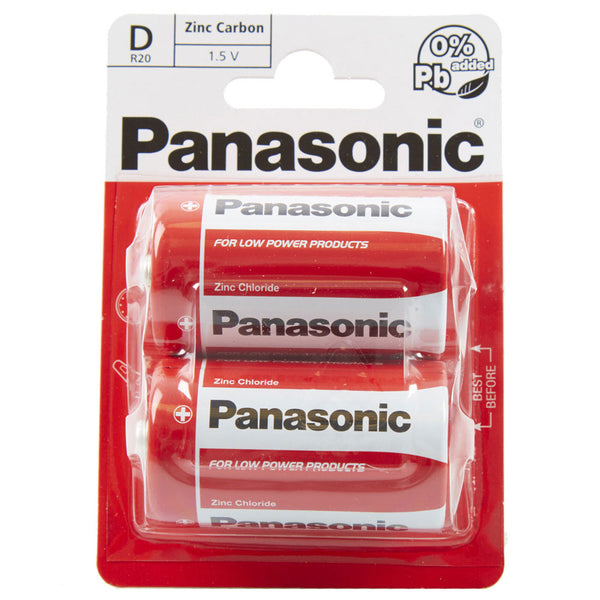 Panasonic D Batteries 1X12