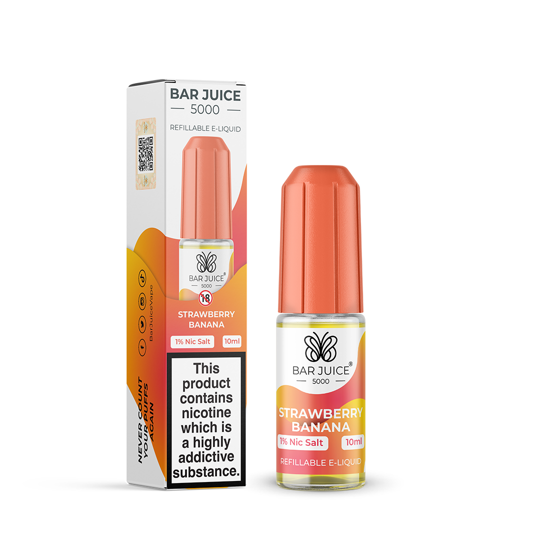 Bar Juice 5000 Nic Salts 10mg and 20mg 10ml 1X10 pack