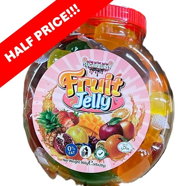 Sugarburst Fruit Jelly Jar 20g - Single Jar