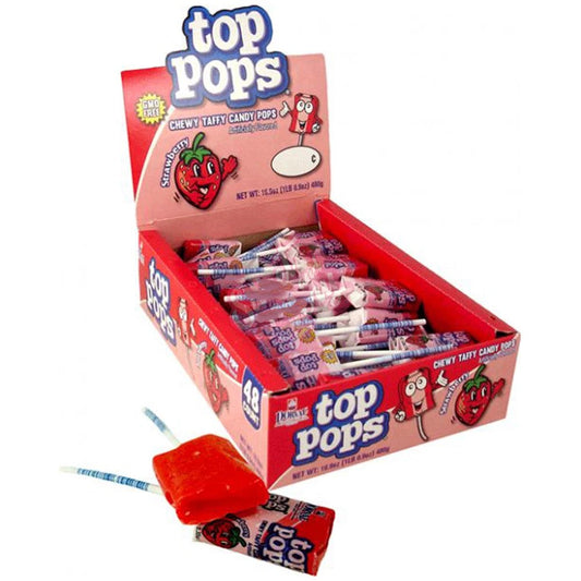 Top Pops Strawberry 10g 1X48 ***NEW***