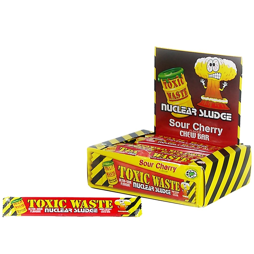 Toxic Waste Chew Bar Sour Cherry 1X50 20g