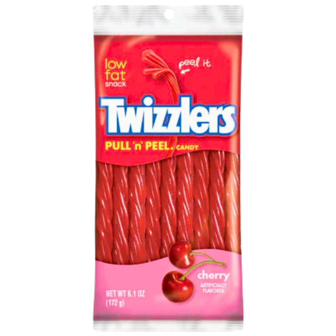 Twizzlers Pull N Peel Candy Cherry 1X12 172g