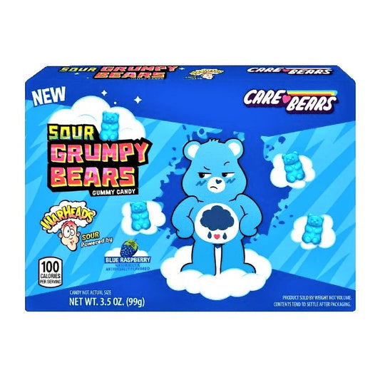 Warheads Care Bears Sour Grumpy Bears Theatre Box 99g 1X12