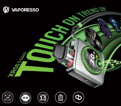 Xros 5 Nano by Vaporesso Open Pod Kits ***NEW***