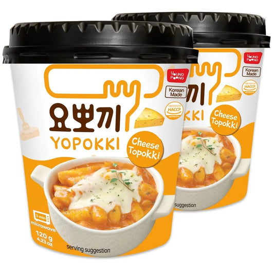 Yopokki Cheese Topokki Rice Cake Cup 120g 1X6 ***NEW***