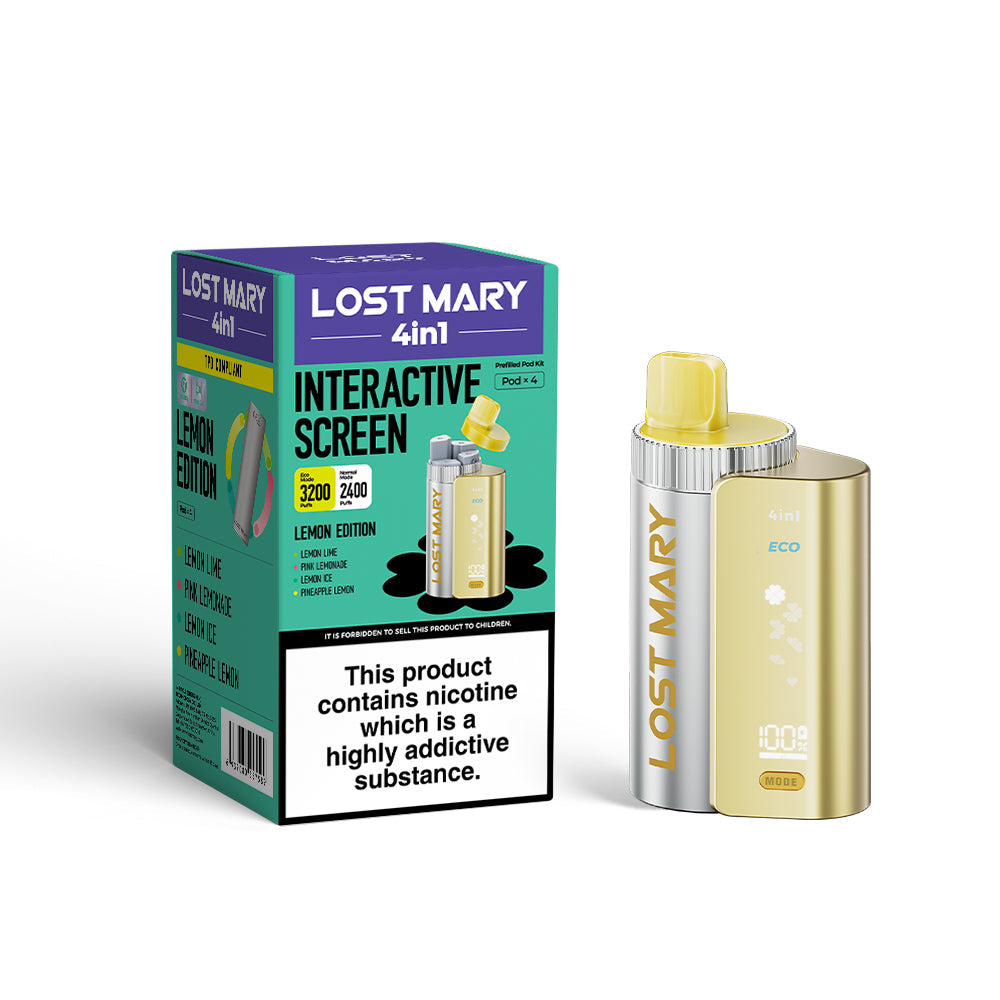 Lost Mary 4in1 Disposable Vape Kit Systems 1X5