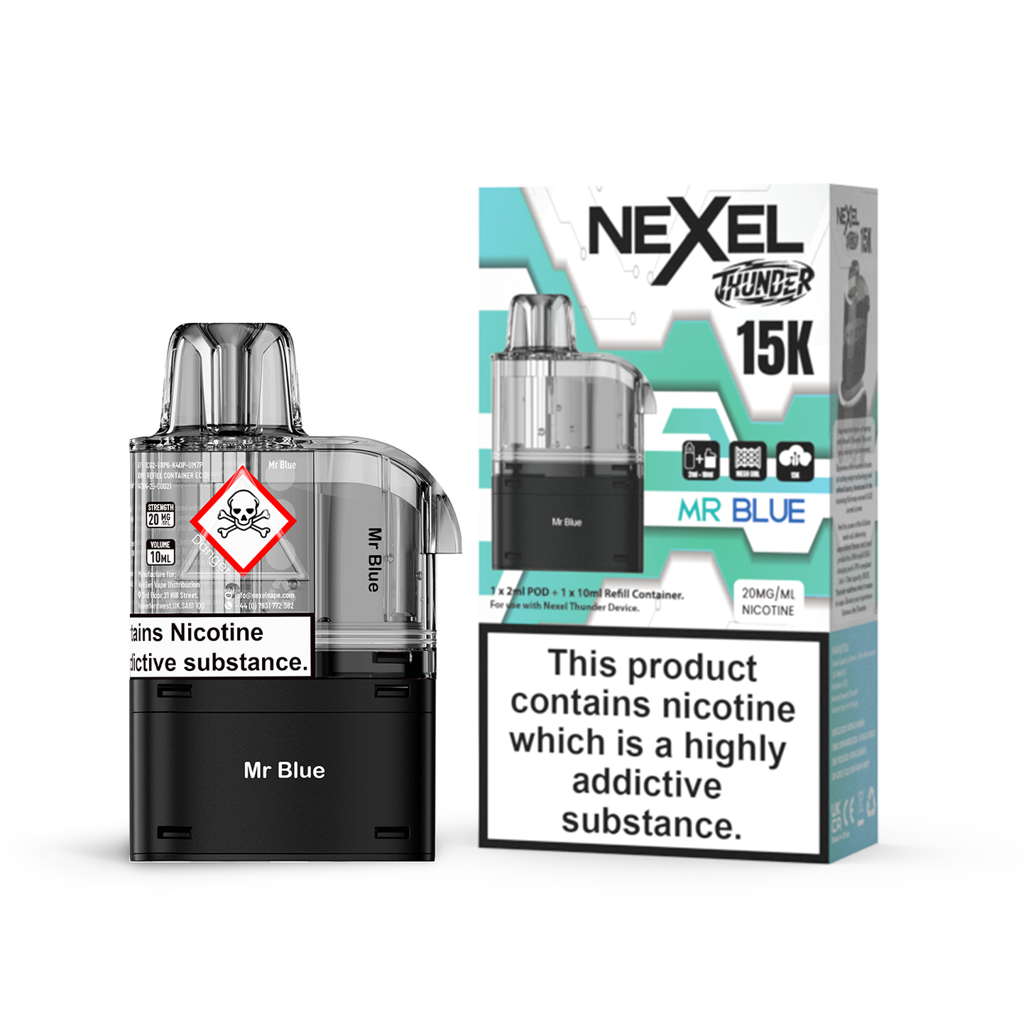 Nexel Thunder 15K Prefilled Pods 1X5 ***NEW***