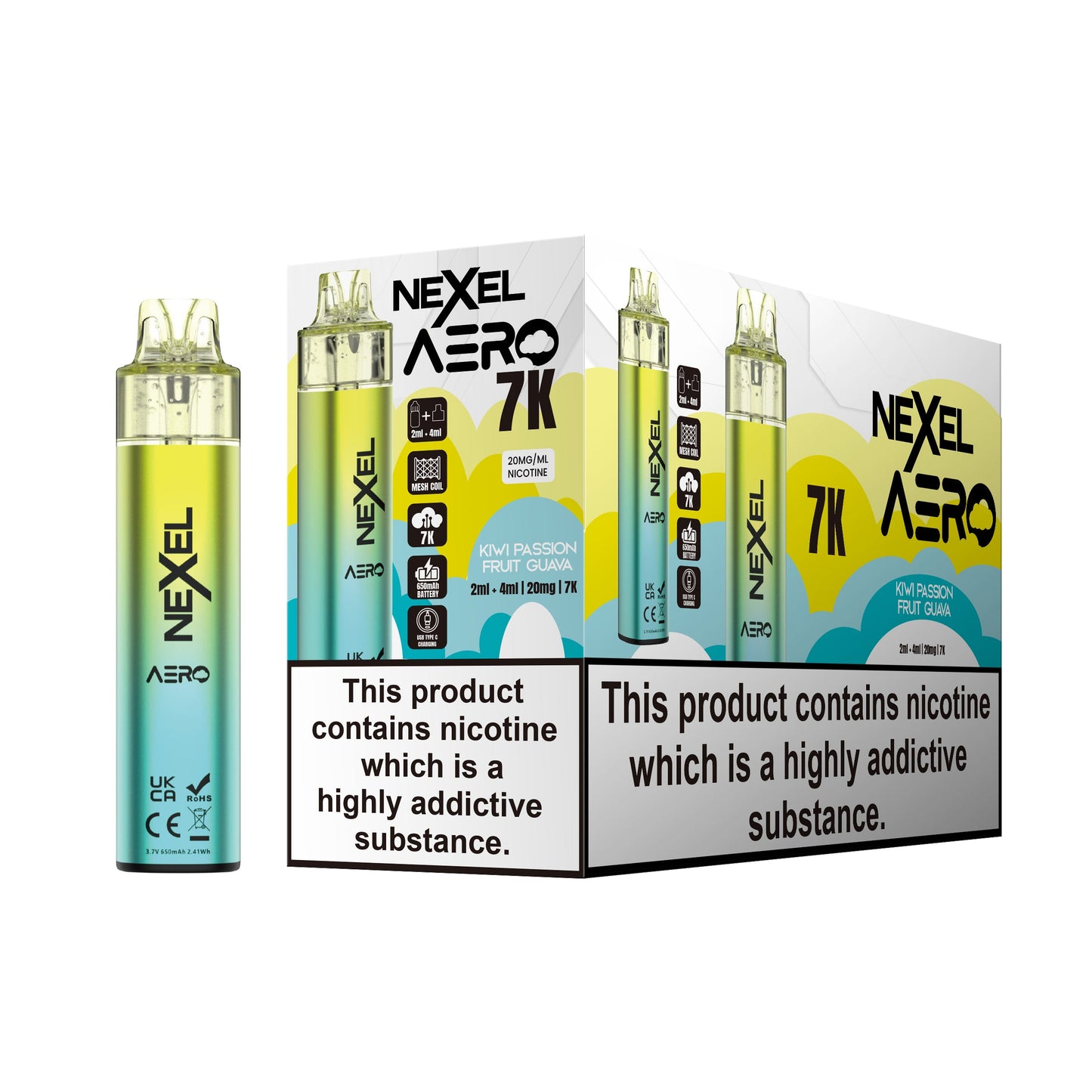 Nexel Aero 7K Prefilled Kits 1X5