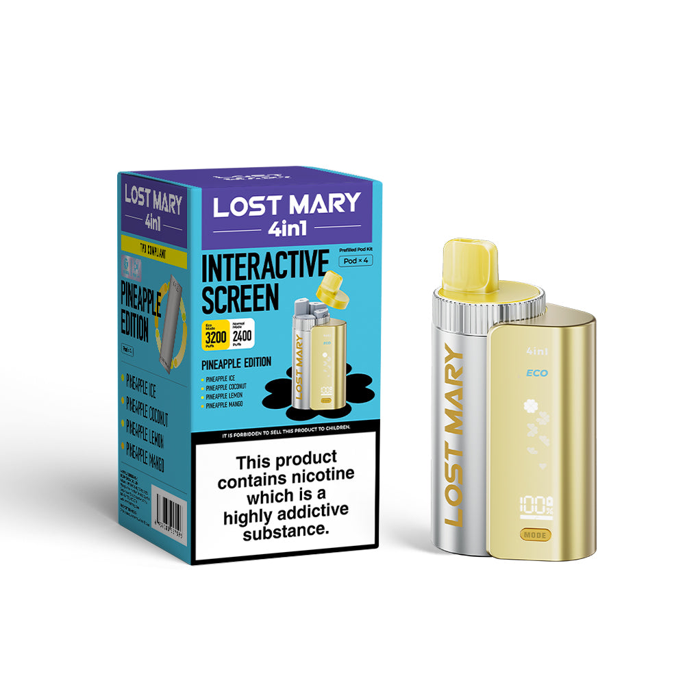 Lost Mary 4in1 Disposable Vape Kit Systems 1X5