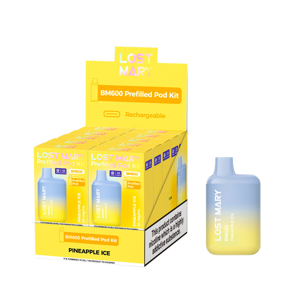 Lost Mary BM600 Prefilled Kits 1X10 NEW Compliant