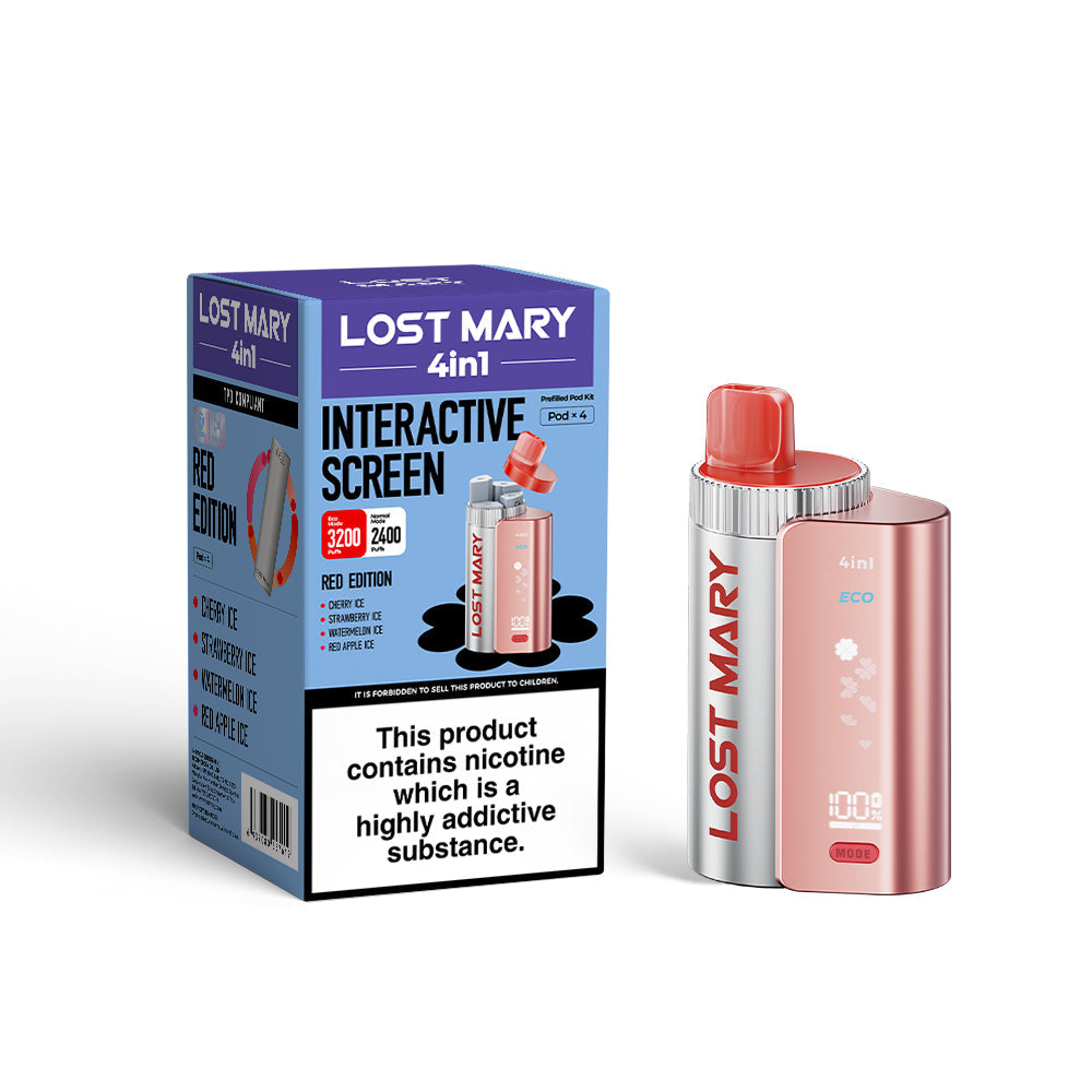 Lost Mary 4in1 Disposable Vape Kit Systems 1X5