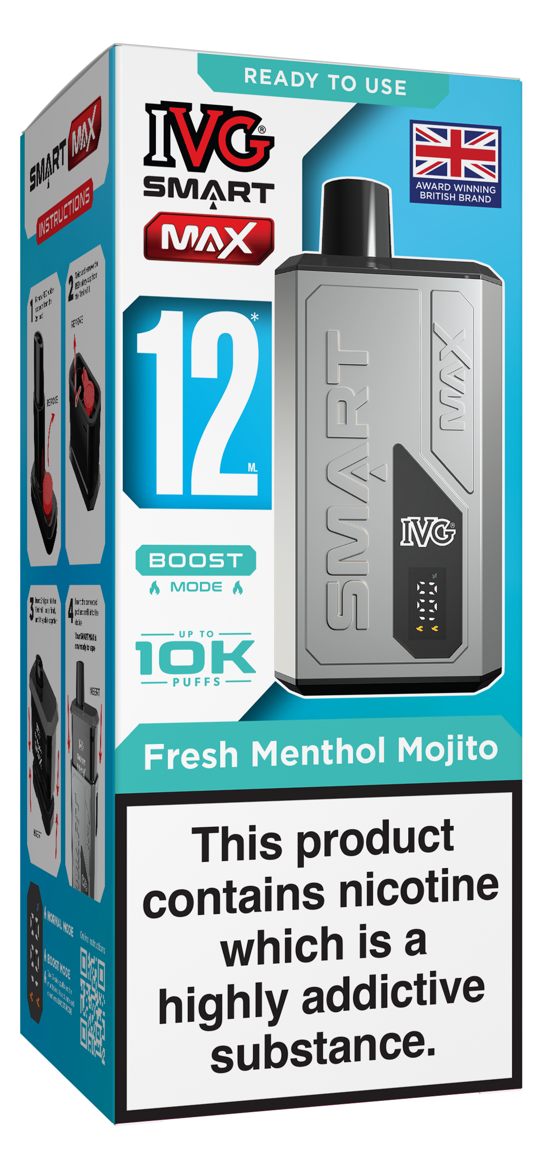 IVG Smart Max Prefilled Kits 1X5 Compliant iVape Delivery IVG Smart Max Prefilled Kits 1X5 Compliant iVape Delivery