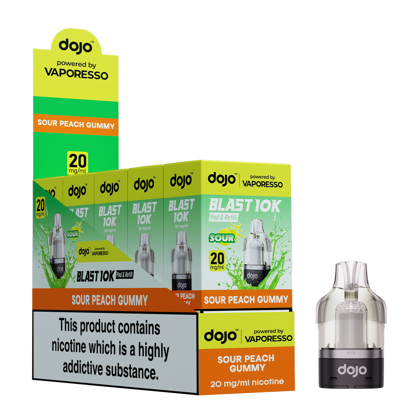Dojo Blast 10K by Vaporesso Prefilled Pods 1X5