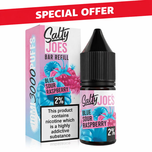 Salty Joe's Bar 10ml Nic Salts 1X10