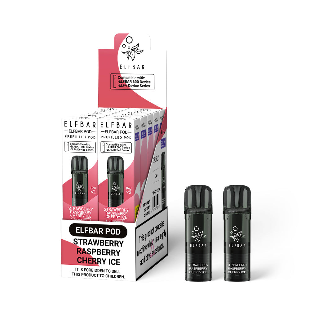 Elf Bar 600 Prefilled Pods 1X10 NEW Compliant