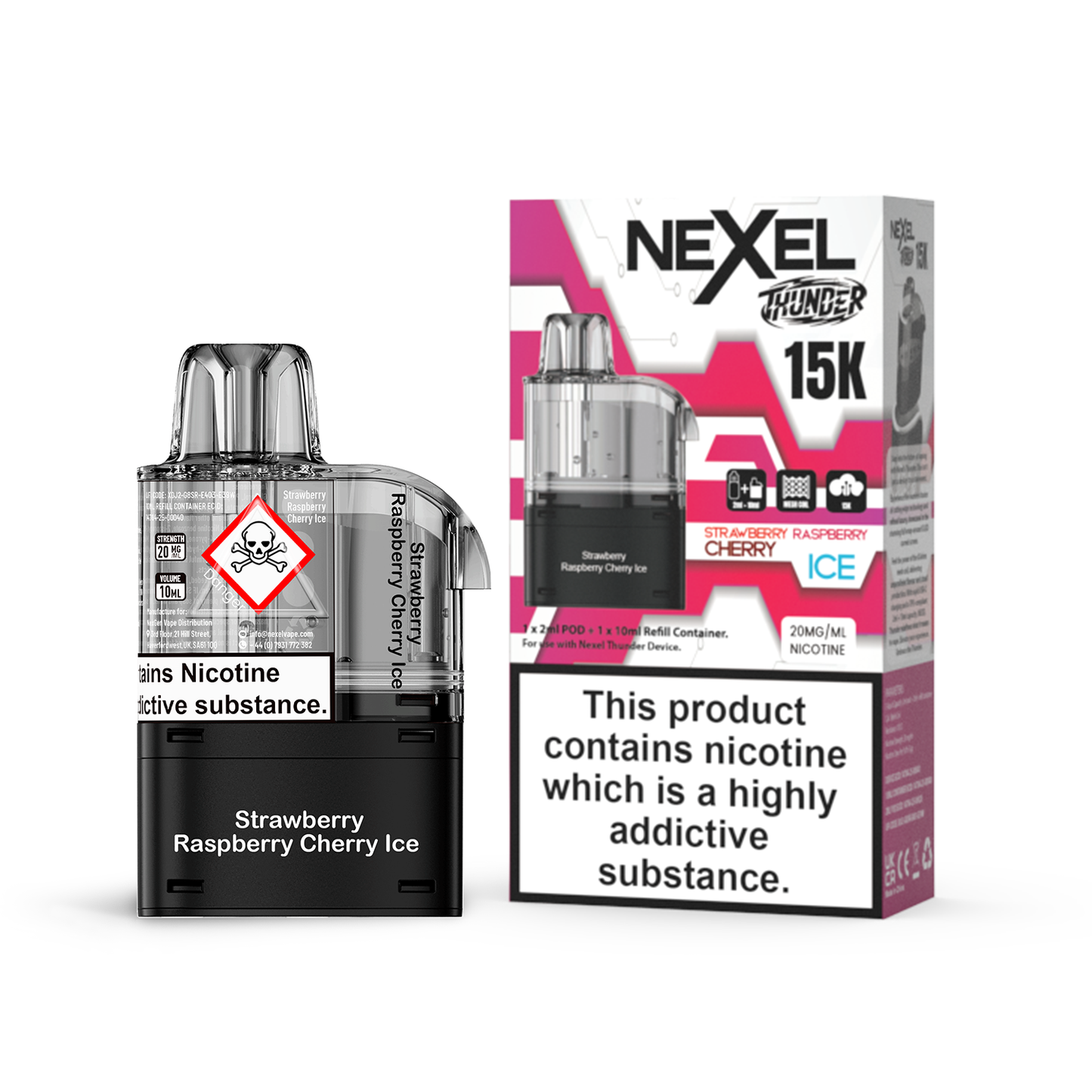 Nexel Thunder 15K Prefilled Pods 1X5 ***NEW***