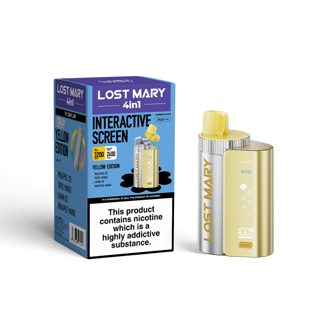 Lost Mary 4in1 Disposable Vape Kit Systems 1X5