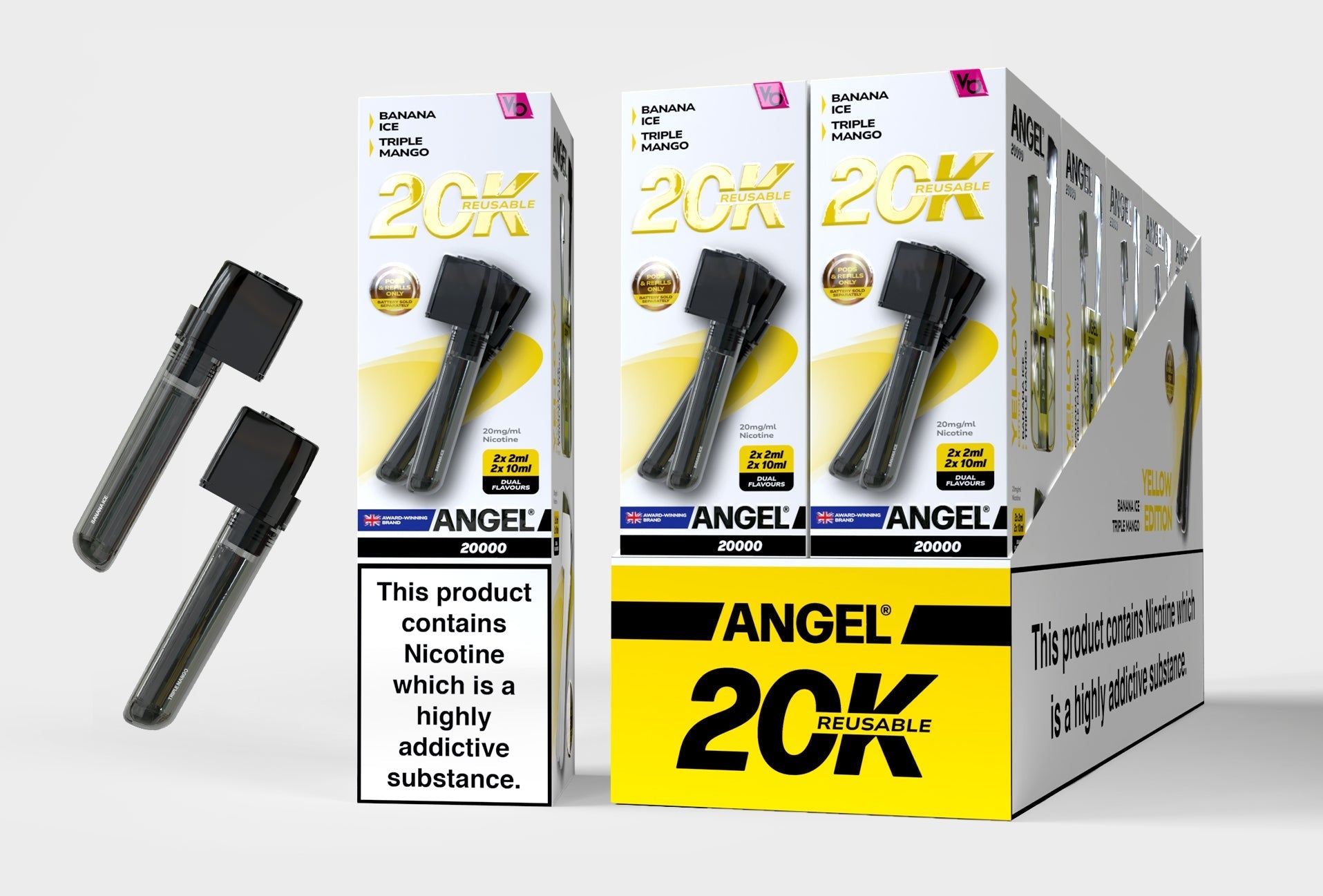 angel 20000 vape pods refill amazon Angel 20000 Prefilled Pods 1X10 Compliant – iVape Delivery