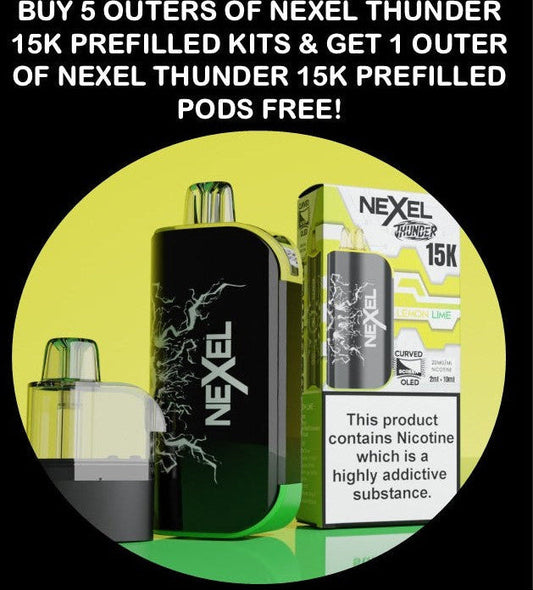 Nexel Thunder 15K Prefilled Kits 1X5