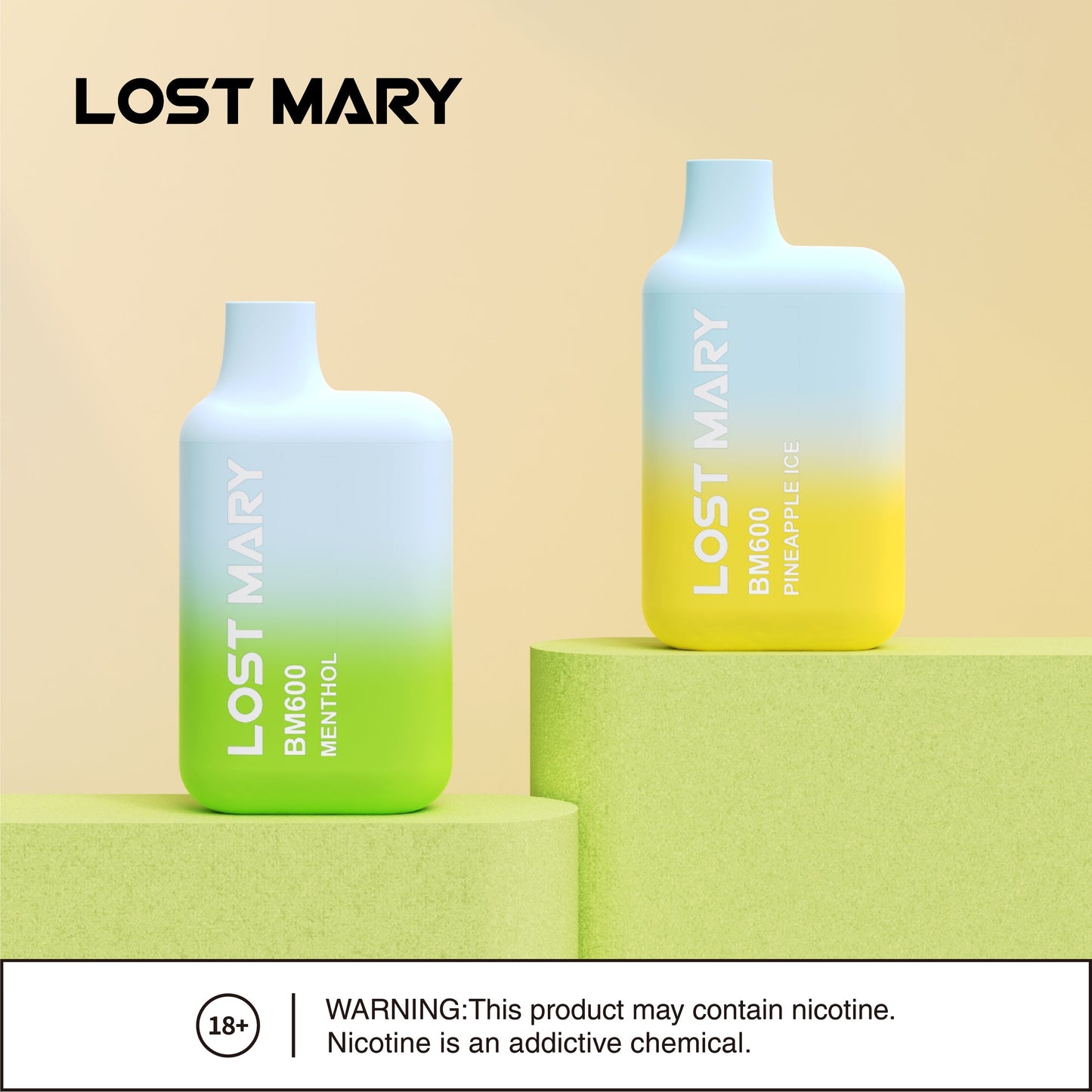 Lost Mary BM600 Disposable Vapes 1X10 pack