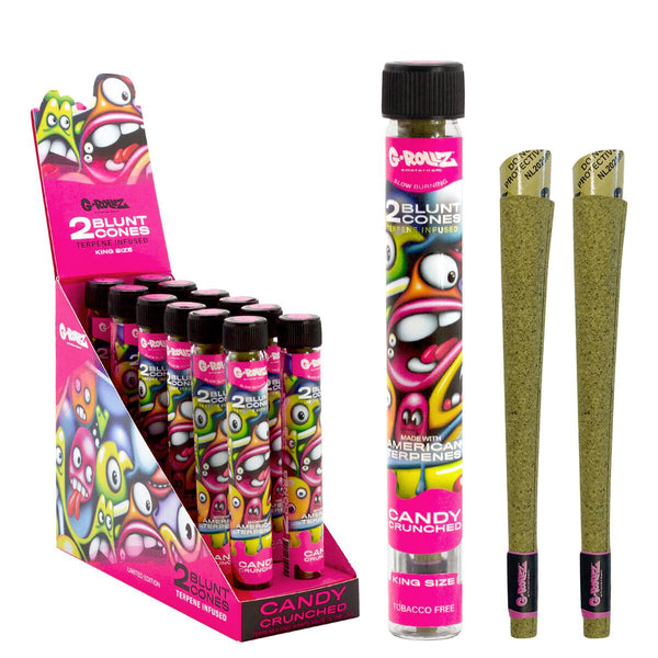 G-Rollz Candy Crunched Blunt Cones 1X12 - LIMITED EDITION