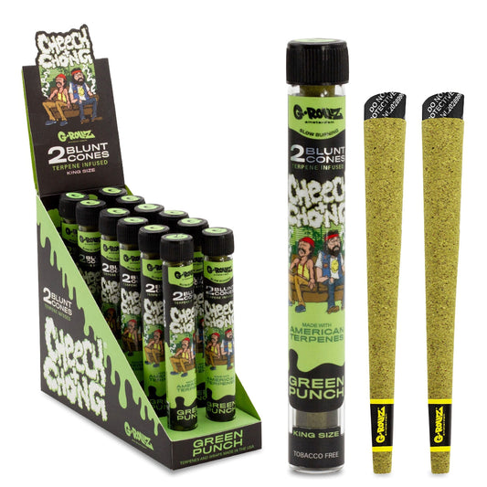G-Rollz Cheech & Chong Green Punch Blunt Cones 1X12 ***NEW***
