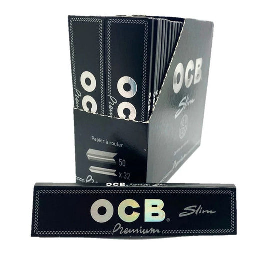 OCB King Size Black Rolling Papers 1X50