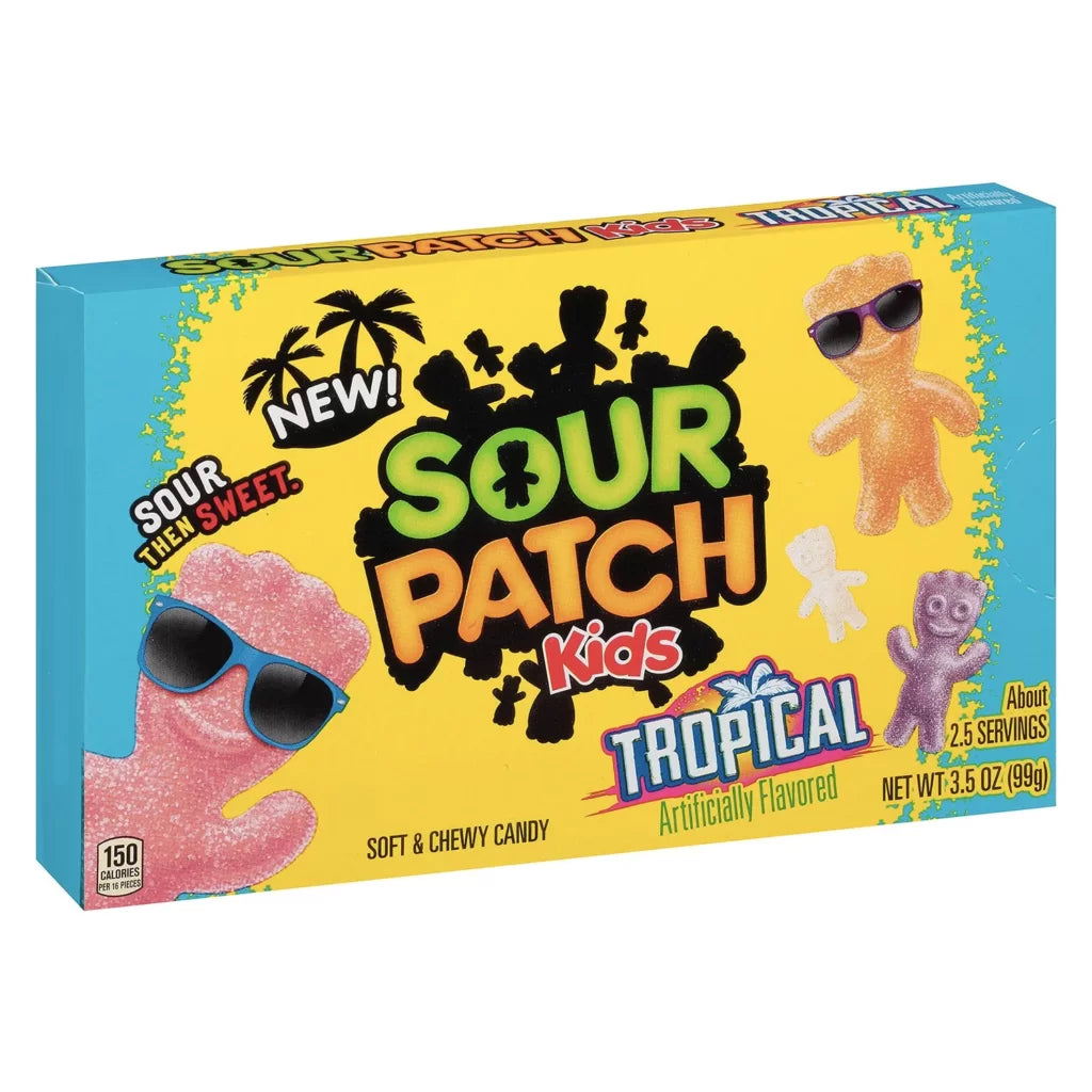 Sour Patch Kids Tropical Theatre Boxes 1X12 99g *PAST BEST BEFORE*
