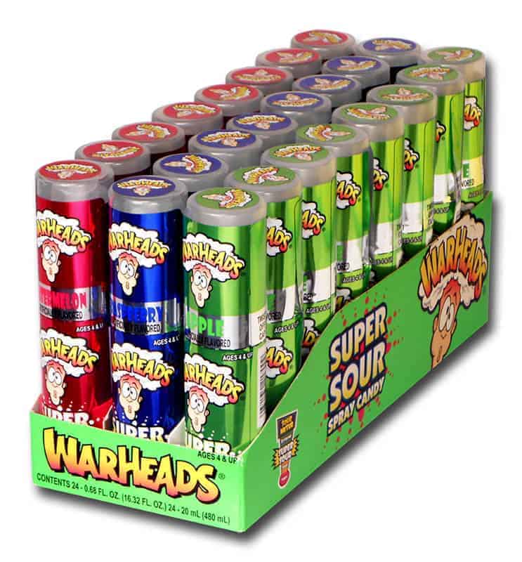 War Heads Super Sour Spray Candy 1X24 20ml