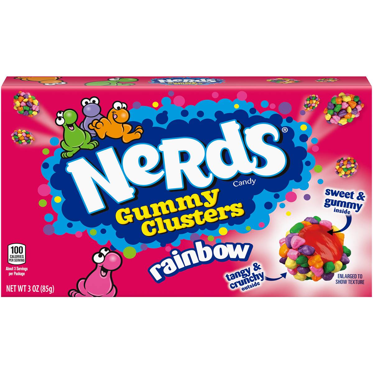 Nerds Gummy Clusters Rainbow 1X12 141g