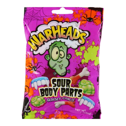 War Heads Sour Body Parts 1X12 90g